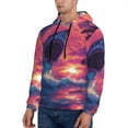 thumbnail image 3 of Daiia Hawaiian Island Beach Shark for Men's Fashion Hoodies & Sweatshirts with Kangaroo Pocket Hooded Sweatshirt Breathable & Moisture Wicking-4X-Large, 3 of 7