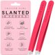 thumbnail image 1 of Pinzas TWEEZER GURU Punta Sesgada Precisión Negro Rosa, 1 of 7