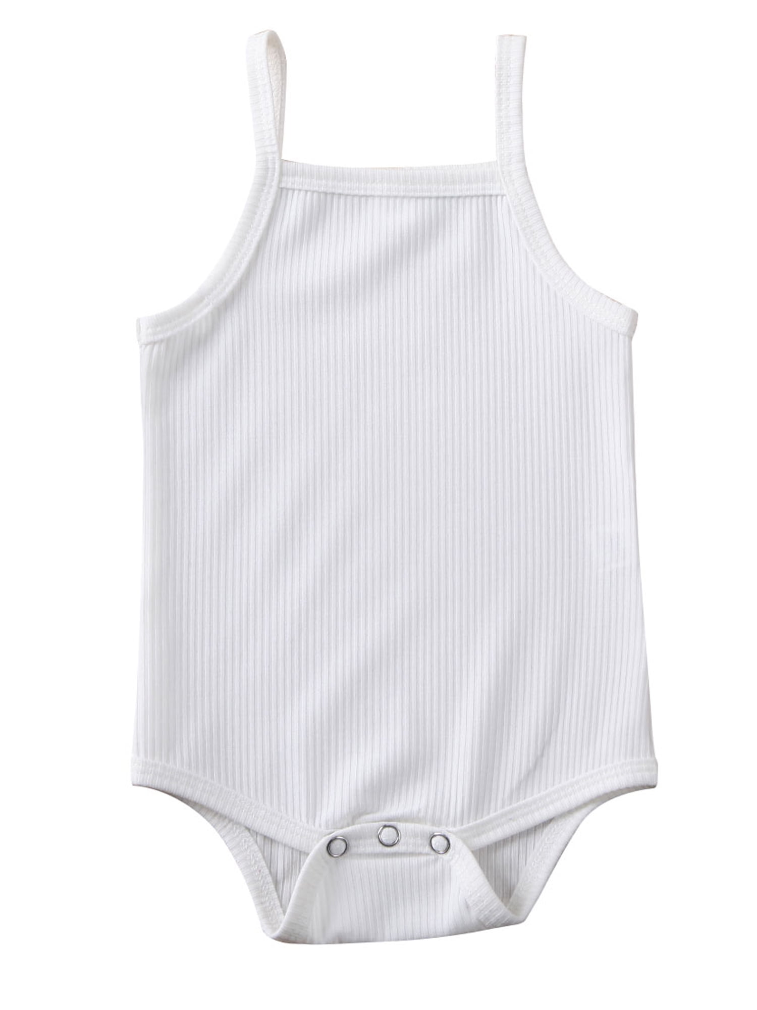 Musuos Baby Camisole Onesie Spaghetti Strap Bodysuit Sleeveless Tank