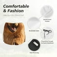 thumbnail image 4 of Rocae Happy Fluffy Running Dog for Women's Athletic Shorts Workout Hiking Shorts Athletic Shorts for Running, Yoga, Gym, Sports-Small, 4 of 7