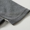 thumbnail image 5 of Yiliang V Neck Pullover Sweatshirts Knitted Shirts for Men Fall and Winter Long Sleeve Warm and Thermal Top Clothes ,Dark Gray,L, 5 of 6