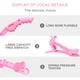 thumbnail image 4 of 15pcs Peluquería Clips Portátil Pinza de cocodrilo Plástico Pelo Plástico CLIPS Partition Pelo Pelo Pelo Localización Clips para Barber Hogar (Rosa), 4 of 5