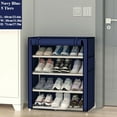 thumbnail image 6 of Multi-Tier Shoe Storage Organizer with Dustproof Cover - Closet Cabinet Shelf Shoe Shelf Storage Organizer - For Doorway, Corridor, Balcony, Living Room, 6 of 12