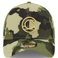 thumbnail image 2 of Men's New Era Camo Chicago Cubs 2022 Armed Forces Day 39THIRTY Flex Hat, 2 of 6