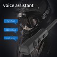 thumbnail image 3 of Casco de motocicleta Likrtyny Auricular Sistema de comunicación Bluetooth 5.0, 3 of 9