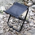 thumbnail image 4 of CSChome Portable Folding Stool Folding Camping Stool High Stability Strong Load-bearing Waterproof Compact Size Collapsible Chair Supplies, 4 of 7