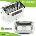thumbnail image 4 of Ultrasonic Jewelry Cleaner - VisiClean Pro Elite Diamond Ring Cleaner, 4 of 9