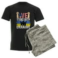 thumbnail image 6 of CafePress - We Stand With Ukraine Pajamas - Men's Dark Loose Fit Cotton Pajama Set, 6 of 7