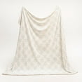 thumbnail image 3 of Great Bay Home Cozy Plush / Sherpa Reversible Throw Blanket, King, Pale Blue Snowflake, 3 of 5