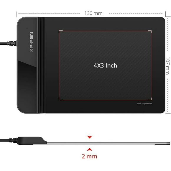 XP-Pen G430S OSU Tablet Ultrafino Graphic Tablet 4 x 3 pulgadas Digital