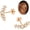 CZ-Rose Gold Filled, variant on Cartilage Earrings for Women Hypoallergenic Flat Back Earrings Surgical Steel for Sensitive Ears Flatback Stud Earring Helix Conch Tragus Daith Piercing Jewelry 16G[e7390]