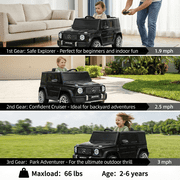 Cozphia Licensed Mercedes-Benz AMG G63 Ride on Car,12V Electric Vehicles with Remote Control,Rechargeable Battery,Flickering Lights/LED Lights, Bluetooth,Music