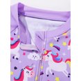 thumbnail image 6 of Usaibhir Girls Rash Guard Swimsuit Scales Print Shirt with Shorts for Sports Girls Swimsuits Size 3-10Y, 6 of 8