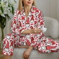 thumbnail image 6 of Sigee Christmas Gnome for Women’s Pajama Sets Long-Sleeved Pjs Sets for Women 2 piece Sleepwear-X-Large, 6 of 7