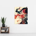 thumbnail image 4 of Inhale Trippy Lady Profile Design Psychedelic Living Room Extra Large XL Wall Art Poster Print, 4 of 5