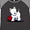 thumbnail image 4 of Inktastic Westie with Ball Women's Plus Size T-Shirt, 4 of 5