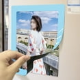 thumbnail image 2 of Magnetic Photo Frames for Refrigerator & Home Decor - Reusable Picture & Poster Frames - Durable PVC Frames for Photos, Certificates & School Cabinet - Multiple Sizes & Colors, blue7 inch, 2 of 11
