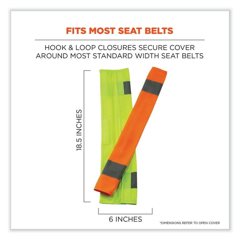 GloWear 8004 Hi-Vis Seat Belt Cover, 6 GloWear 8004 Hi-Vis Seat Belt Cover, 6