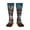 1 Black, variant on Modern Style Pumpkin Witch Pattern Women’s Knee High Crew Socks,Trouser Socks Comfortable, Breathable, Moisture-Wicking and Soft
