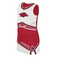 thumbnail image 2 of Girls Youth Colosseum Cardinal Arkansas Razorbacks Lollipop Park Cheer Two-Piece Set, 2 of 3