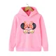 thumbnail image 4 of Sudadera con capucha para niños con estampado de leopardo de Minnie Mouse, sudadera de Disney, sudaderas con capucha de gran tamaño para primavera y otoño, para niños de 4 a 16 años, 4 of 5