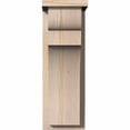 thumbnail image 2 of 7 1/2"W x 10"D x 22"H Yorktown Smooth Corbel w/Backplate, Douglas Fir, 2 of 9