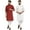 Maroon-White, variant on Mens Indian Wear Kurta Set Indian Ethnic Dress Pakistani Ethnic Dress Set Of 2