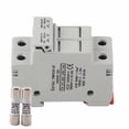 thumbnail image 4 of Din Rail Mount Fuse Holder Base Dc Fuse Holder Base Dc Fuse Power Distribution Control Equipment Fuse Holder Base 2 Pole DIN Rail Mount Power Distribution Control Equipment, 4 of 8