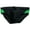 Green, variant on Men's Racing Stripes Swim Briefs Water Sports Swimwear