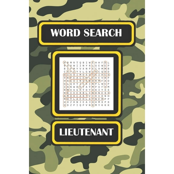 Word Search: Word Search: Lieutenant (Paperback)