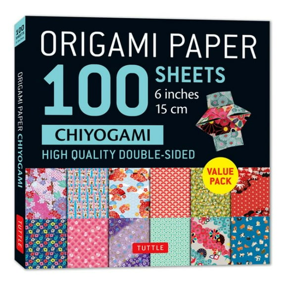 Origami Paper 100 Sheets Chiyogami 6" (15 cm): Tuttle Origami Paper: Double-Sided Origami Sheets Printed with 12 Different Patterns (Instructions for