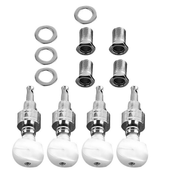 HOOWIFFY Banjo Tuner Machine Replacement Parts 4 Pieces for Enhanced Sound Quality and Accurate Tuning