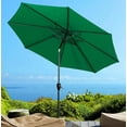 thumbnail image 1 of Parasol de Terrasse Rond de 2,74 m (9 Pi), Inclinable et à Manivelle, Parasol de Marché à 8 Baleines Robustes, Protection UV et Imperméable pour Jardin, Terrasse, Cour, Piscine, 1 of 7