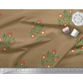 thumbnail image 3 of Soimoi Polyester Crepe Fabric Leaves & Floral Block Print Fabric by The Yard 42 Inch Wide, 3 of 3