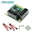 thumbnail image 2 of Adaptateur Convertisseur 2 Ports Mini PCI-E PCI Express vers SATA 3.0, Carte d'Extension de Disque Dur pour Windows Mac Linux OS Rouge, 2 of 5