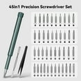 thumbnail image 5 of KBCSUN Small Screwdriver Set, 45 in 1 Magnetic Mini Screwdriver Set with Case, Bearing Steel Multi Screw Driver Bit Set Repair Tool Kit, Precision Pocket Screwdriver for Glasses, Laptop, Electronic, 5 of 8