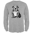 thumbnail image 1 of Bulldog T-shirt à Manches Longues pour Hommes Crown, 1 of 1