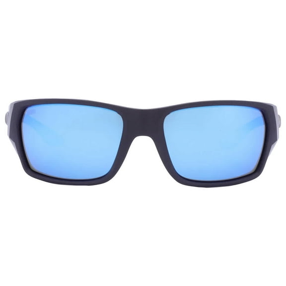 Costa Del Mar TAILFIN Blue Mirror Polarized Glass Rectangular Men's Sunglasses 6S9113 911302 57