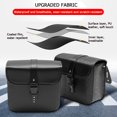 thumbnail image 4 of Vintage Saddlebags for Motorcycle Universal PU Waterproof Large Capacity Saddle Bags Black, 4 of 8