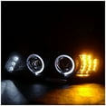 thumbnail image 3 of Spec-D Tuning 2LHP-E3997JM-8V2-TM Bmw E39 525I 530I 540I Halo Led Projector Headlights Black W/Led Signal lamp, 3 of 4