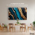 thumbnail image 2 of Cuadro Decorativo Canvas Revolution Abstracto Cascadas Turquesa 90x60, 2 of 3
