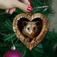 thumbnail image 6 of karymi Heart-Shaped Animal Ornament Set with Woodland Creatures Resin Christmas Decor for Tree Hanging and Nature Inspired Home Accents Mens Christmas Gifts Womens Gifts for Christmas, 6 of 6