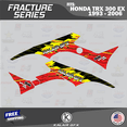 thumbnail image 3 of Kalair GFX Graphics Kit for Honda ATV TRX 300EX (1993-2006) Fracture Series, 3 of 5