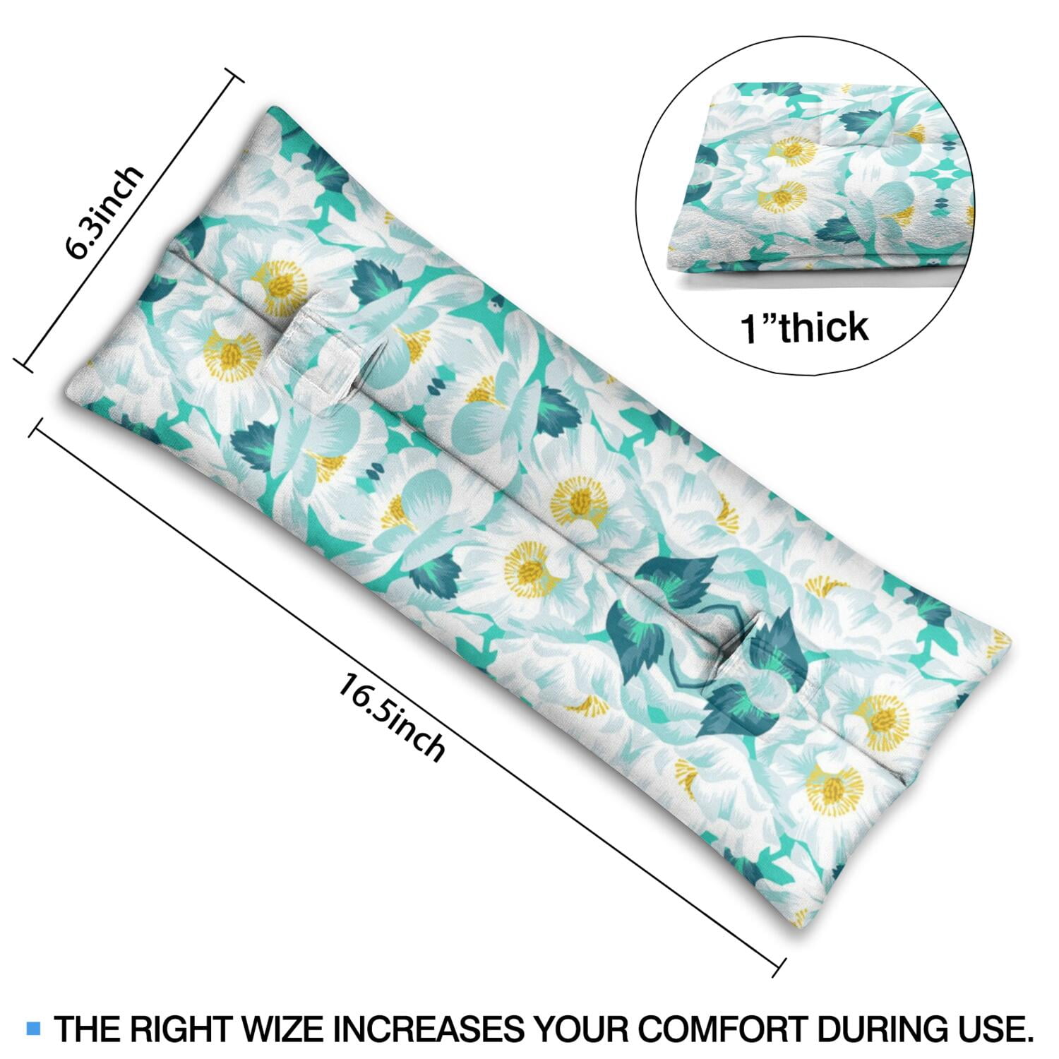 Tropical Romantic Rose Mastectomy Pillow - Peony Floral Seatbelt Cushion for Women