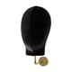 thumbnail image 1 of Cabeza de maniquí de montaje en pared, modelo de peluca, colgador de almacenamiento, estante para colgar en la pared, soporte para pelucas, sombreros, Terciopelo negro, 1 of 8
