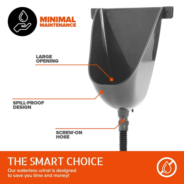 Large Siple Urinals For En, Plastic Urinals, Waterless Urinals, Urine
