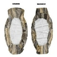 thumbnail image 6 of ZIATUBLES Wood Grain Print UTV Seat Covers 2 Pack, Waterproof Polyester Replacement Front Bench Seats Covers, Wear-Resistant UTV Outdoor Accessory Part for Kawasaki Mule, 6 of 8
