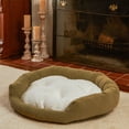 thumbnail image 6 of Happy Hounds Murphy Deluxe Donut Dog Bed, Moss, Medium (32 x 32 in.), 6 of 12