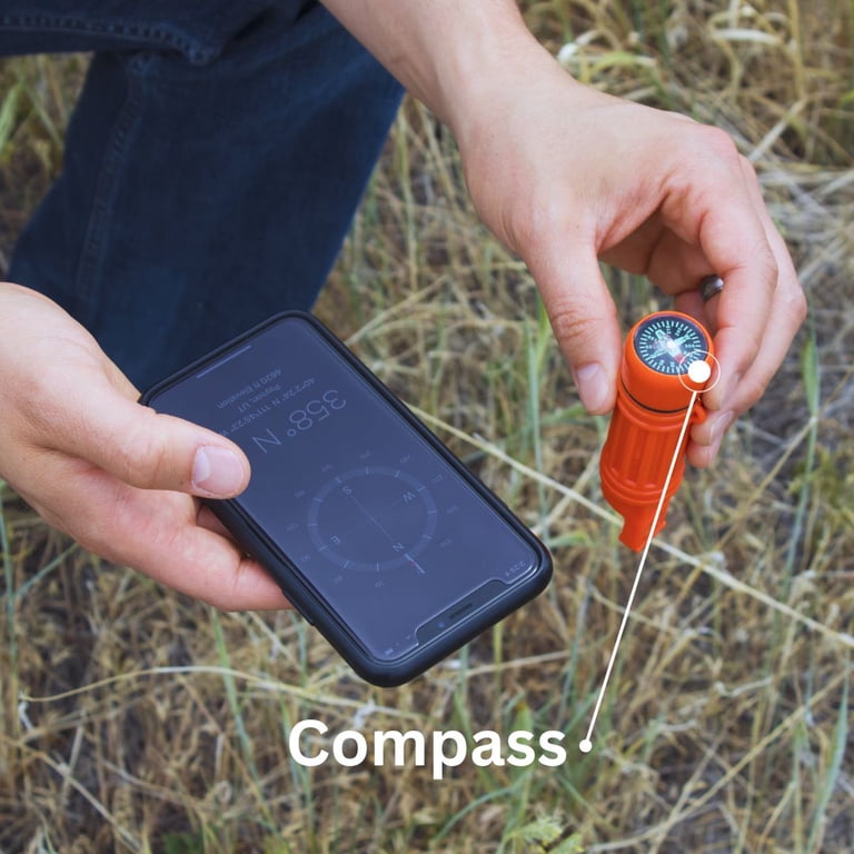 Emergency Zone 5-in-1 Survival Whistle Packs: Camping, Hiking