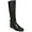 Black, variant on Naturalizer Womens Rena Leather Wide Calf Knee-High Boots